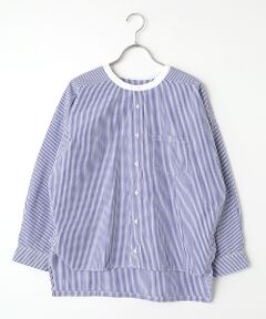 maison de F / メゾンドエフ シャツ・ブラウス | タイプライター/ストライプ　バーバーワーキングシャツ