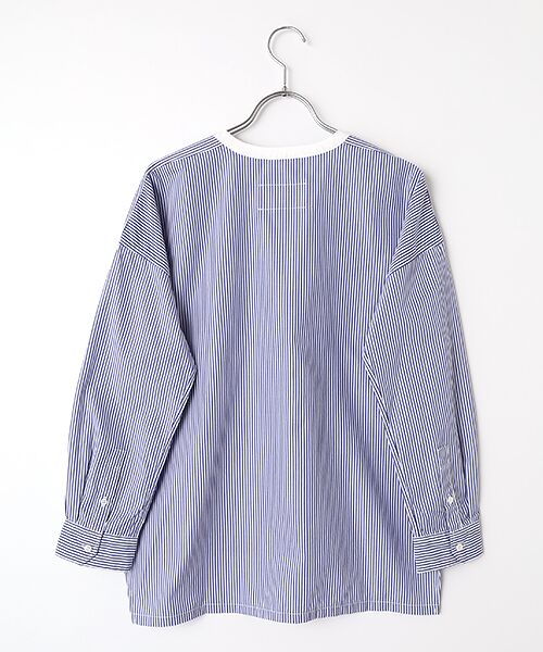 maison de F / メゾンドエフ シャツ・ブラウス | タイプライター/ストライプ　バーバーワーキングシャツ | 詳細3