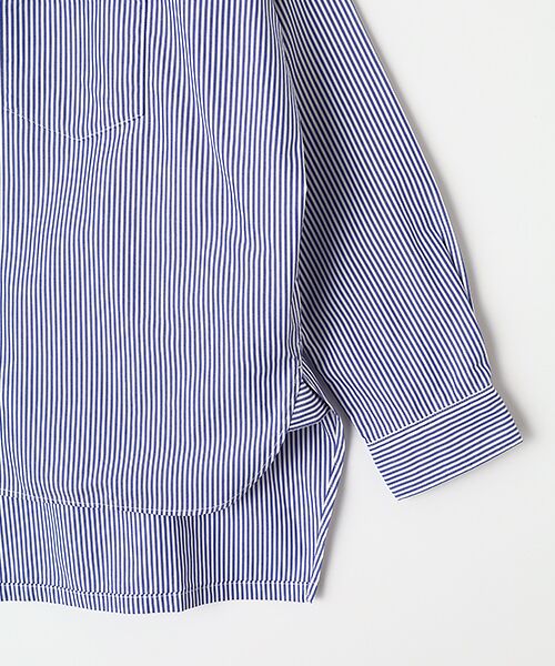 maison de F / メゾンドエフ シャツ・ブラウス | タイプライター/ストライプ　バーバーワーキングシャツ | 詳細5