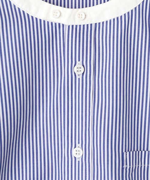 maison de F / メゾンドエフ シャツ・ブラウス | タイプライター/ストライプ　バーバーワーキングシャツ | 詳細6