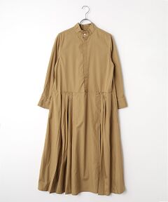 maison de F / メゾンドエフ ロング・マキシ丈ワンピース | ブロード/ソフトデニム/ストライプ　ホスピタルワンピース