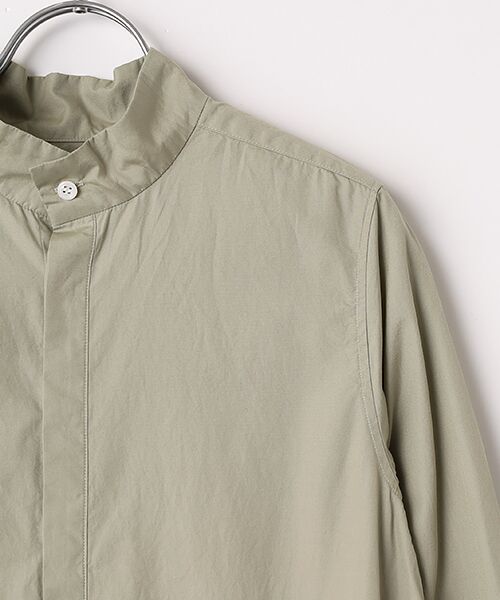 maison de F / メゾンドエフ ロング・マキシ丈ワンピース | ブロード/ソフトデニム/ストライプ　ホスピタルワンピース | 詳細2