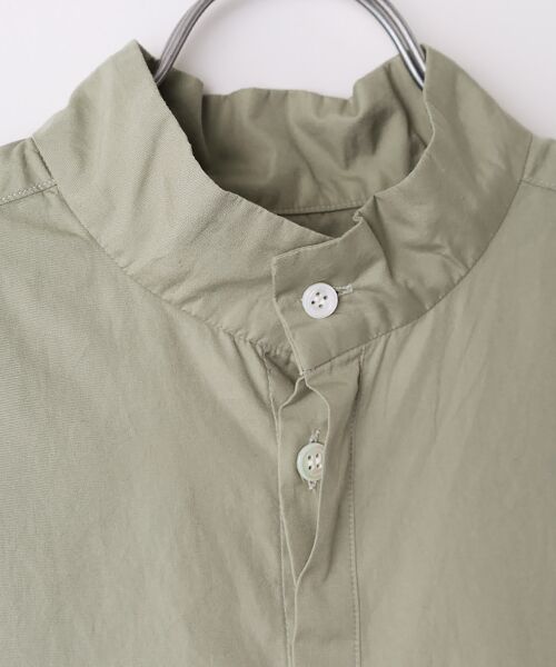 maison de F / メゾンドエフ ロング・マキシ丈ワンピース | ブロード/ソフトデニム/ストライプ　ホスピタルワンピース | 詳細5