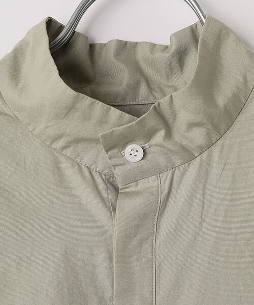 maison de F / メゾンドエフ ロング・マキシ丈ワンピース | ブロード/ソフトデニム/ストライプ　ホスピタルワンピース | 詳細6