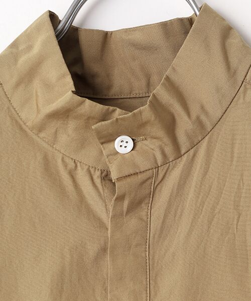 maison de F / メゾンドエフ ロング・マキシ丈ワンピース | ブロード/ソフトデニム/ストライプ　ホスピタルワンピース | 詳細8