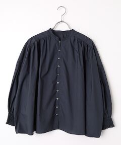 maison de F / メゾンドエフ シャツ・ブラウス | ナチュラルタイプライター　シャーリングブラウス