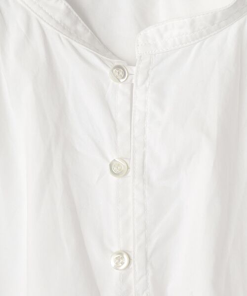 maison de F / メゾンドエフ シャツ・ブラウス | ナチュラルタイプライター　シャーリングブラウス | 詳細1