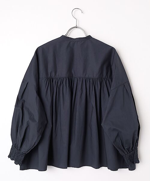 maison de F / メゾンドエフ シャツ・ブラウス | ナチュラルタイプライター　シャーリングブラウス | 詳細2