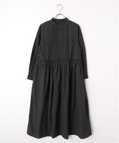 maison de F / メゾンドエフ ロング・マキシ丈ワンピース | トリプルワッシャーLC　タックシャツワンピース