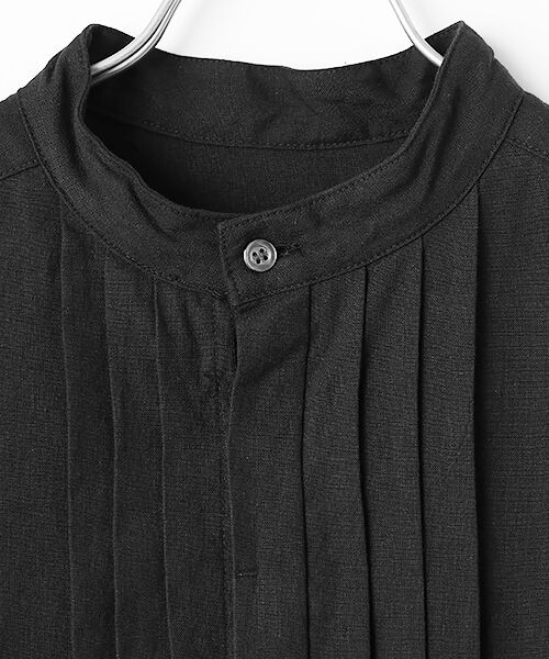 maison de F / メゾンドエフ ロング・マキシ丈ワンピース | トリプルワッシャーLC　タックシャツワンピース | 詳細1