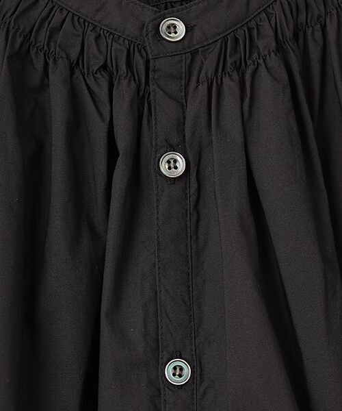 maison de F / メゾンドエフ シャツ・ブラウス | ナチュラルタイプライターフレアスリーブシャーリングブラウス | 詳細5