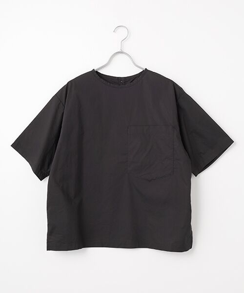 maison de F / メゾンドエフ その他トップス | ナチュラルタイプライター　BIGポケットプルオーバー（001クロ）