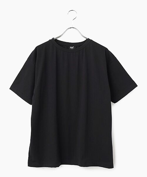 maison de F / メゾンドエフ ニット・セーター | ACCIUGA　ワイドクルーネック　カットソー（nero）