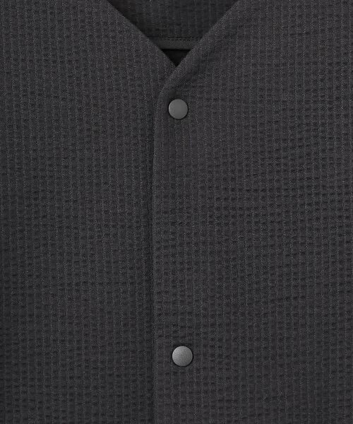 maison de F / メゾンドエフ カーディガン・ボレロ | SEERSUCKER SNAP BUTTON CARDIGAN | 詳細1