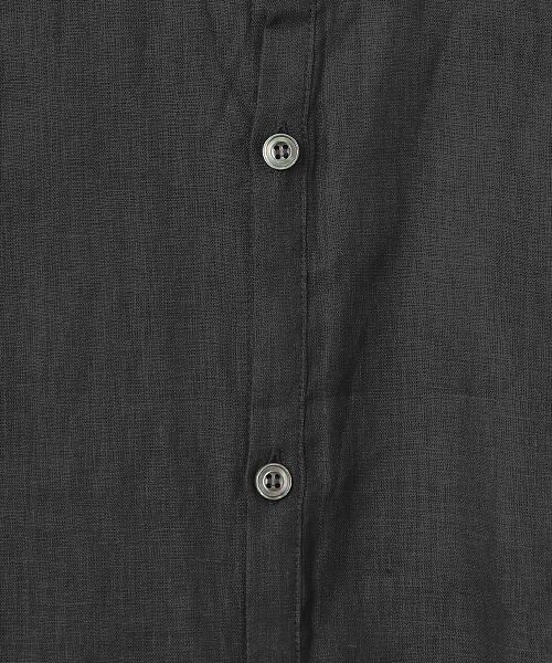 maison de F / メゾンドエフ ロング・マキシ丈ワンピース | フレンチリネン　バンドカラーワンピース | 詳細1