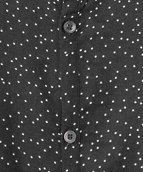 maison de F / メゾンドエフ ロング・マキシ丈ワンピース | ドットプリント　バンドカラーワンピース | 詳細5