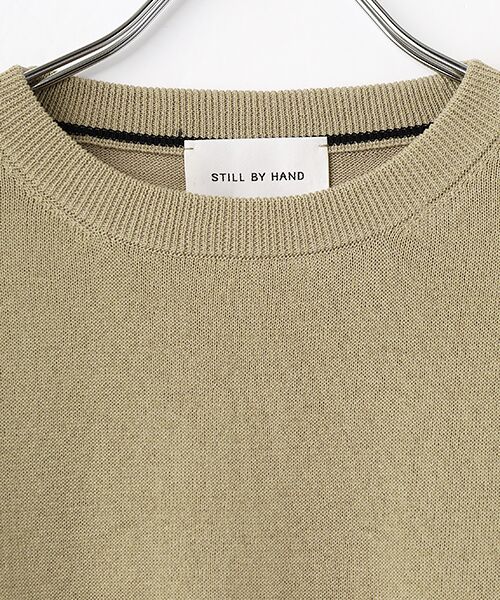 maison de F / メゾンドエフ ニット・セーター | Half sleeve knit t-shirt（KN02261） | 詳細5