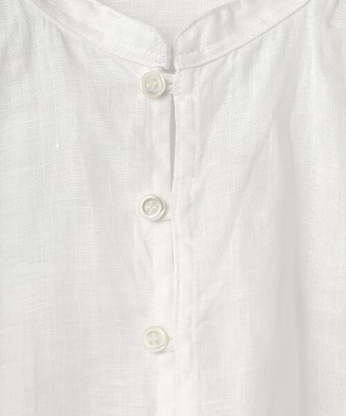 maison de F / メゾンドエフ シャツ・ブラウス | フレンチリネン　シャーリングブラウス | 詳細1
