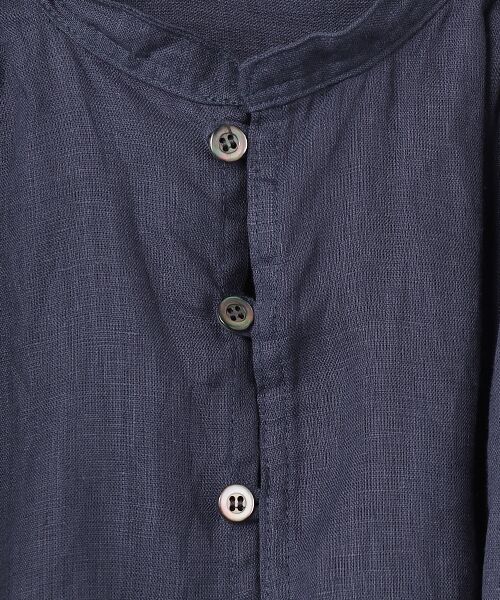 maison de F / メゾンドエフ シャツ・ブラウス | フレンチリネン　シャーリングブラウス | 詳細6