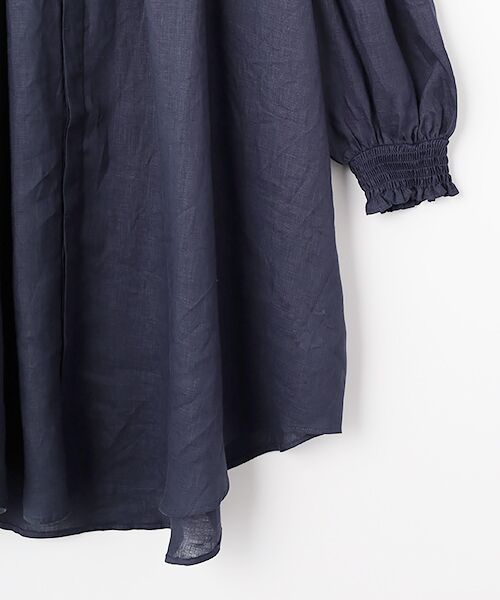 maison de F / メゾンドエフ シャツ・ブラウス | フレンチリネン　トリプルシャーリングブラウス | 詳細5