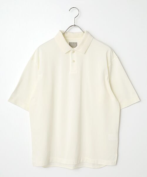 maison de F / メゾンドエフ ポロシャツ | GIZA COTTON PIQUE POLO　SHIRT（off white）