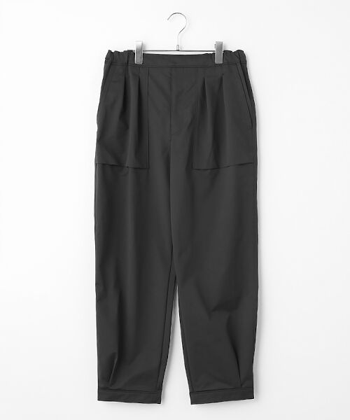 maison de F / メゾンドエフ その他パンツ | ULTRA LIGTH TAFFETA HEM-TUCK PANTS（black）