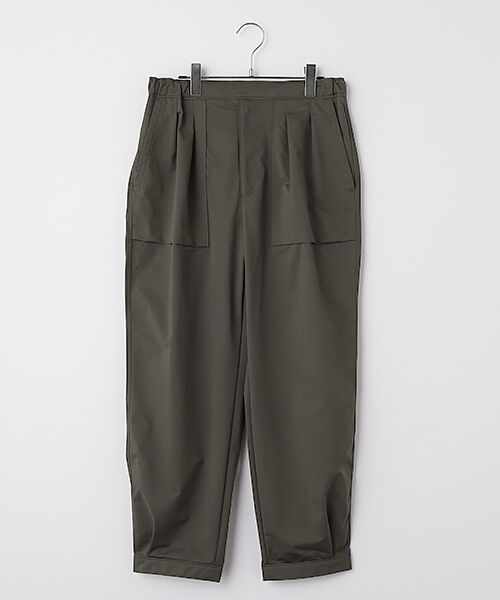 maison de F / メゾンドエフ その他パンツ | ULTRA LIGTH TAFFETA HEM-TUCK PANTS（charcoal）