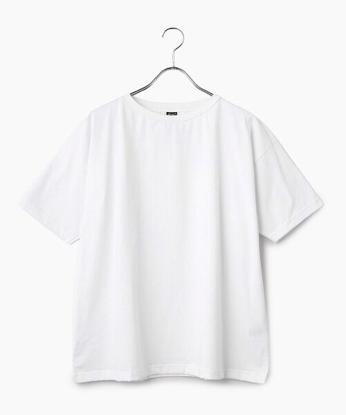 maison de F / メゾンドエフ ニット・セーター | ACCIUGA　ワイドクルーネック　カットソー（bianco）