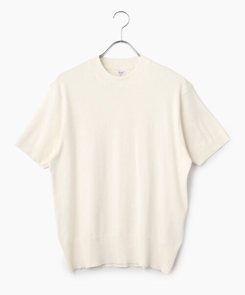 maison de F / メゾンドエフ ニット・セーター | ARAGOSTA　ニットソーTシャツ（panna）