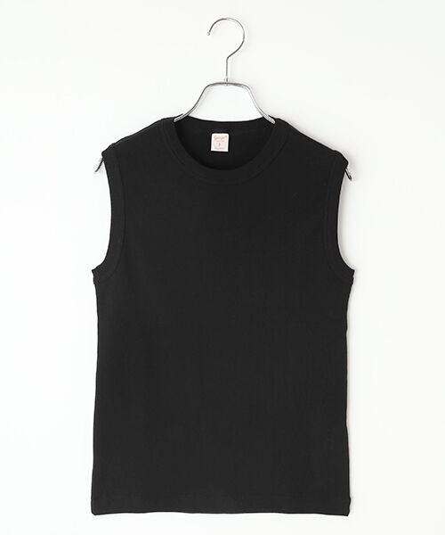 maison de F / メゾンドエフ ニット・セーター | BARIO　ノースリーブTシャツ（nero）