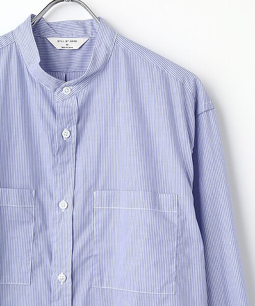 maison de F / メゾンドエフ シャツ・ブラウス | バンドカラーシャツ（SH10262） | 詳細2