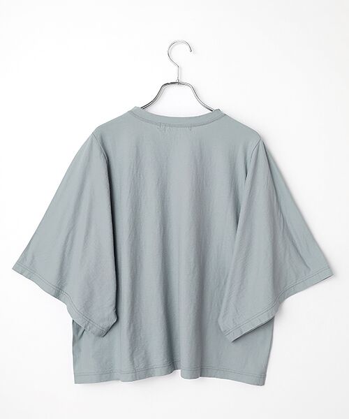 maison de F / メゾンドエフ Tシャツ | COOL強撚天竺　BIGスリーブTシャツ | 詳細4