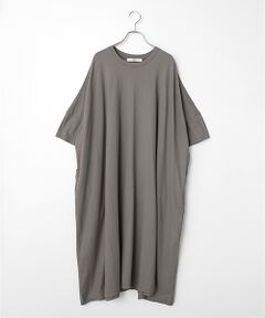 maison de F / メゾンドエフ 未設定 | COOL強撚天竺　クルーネックワンピース