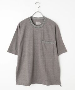 maison de F / メゾンドエフ Tシャツ | MINIMAL ETHNIC JAQUARD TEE