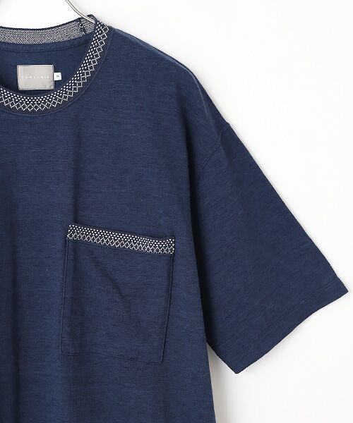 maison de F / メゾンドエフ Tシャツ | MINIMAL ETHNIC JAQUARD TEE | 詳細4