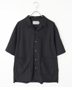 maison de F / メゾンドエフ シャツ・ブラウス | BIRD’S　EYE JERSEY OPEN-COLLAR SHIRT