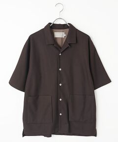 maison de F / メゾンドエフ シャツ・ブラウス | BIRD’S　EYE JERSEY OPEN-COLLAR SHIRT