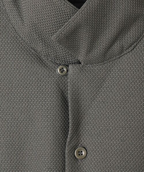 maison de F / メゾンドエフ シャツ・ブラウス | BIRD’S　EYE JERSEY OPEN-COLLAR SHIRT | 詳細6