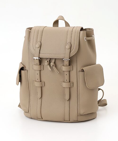 maison de F / メゾンドエフ リュック・バックパック | Emboss Daypack（トープ）