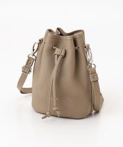 maison de F / メゾンドエフ ショルダーバッグ | Emboss Mini Purse Bag（ストラップ付き）