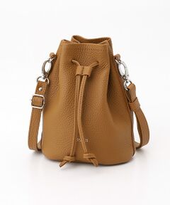 maison de F / メゾンドエフ ショルダーバッグ | Emboss Mini Purse Bag（ストラップ付き）