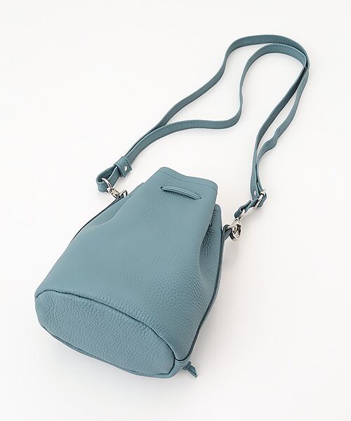 maison de F / メゾンドエフ ショルダーバッグ | Emboss Mini Purse Bag（ストラップ付き） | 詳細3