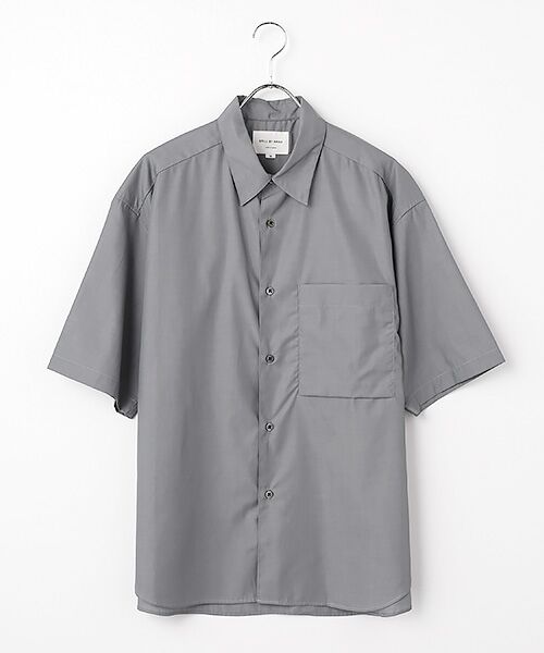 maison de F / メゾンドエフ シャツ・ブラウス | 半袖シャツ(SH08262)（slate grey）