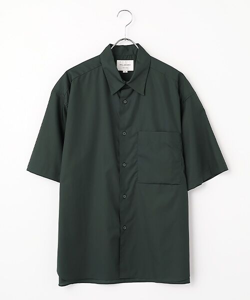 maison de F / メゾンドエフ シャツ・ブラウス | 半袖シャツ(SH08262)（green charcoal）