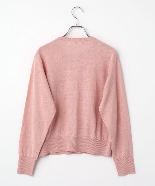 maison de F / メゾンドエフ カーディガン・ボレロ | French Pure Linen　クルーネックカーディガン | 詳細2