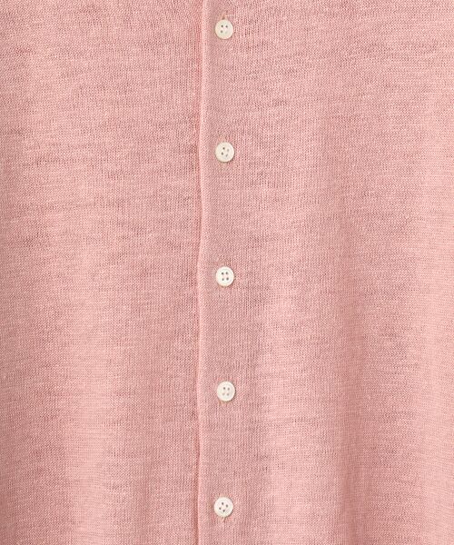 maison de F / メゾンドエフ カーディガン・ボレロ | French Pure Linen　クルーネックカーディガン | 詳細5