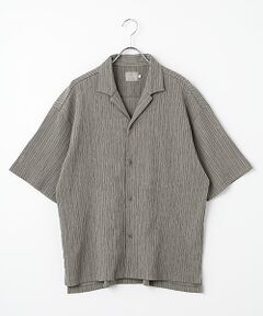 maison de F / メゾンドエフ シャツ・ブラウス | STRIPE CRAPE SHIRT