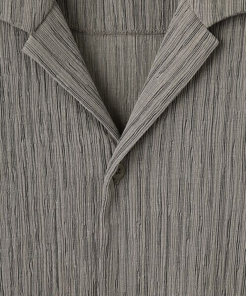 maison de F / メゾンドエフ シャツ・ブラウス | STRIPE CRAPE SHIRT | 詳細6