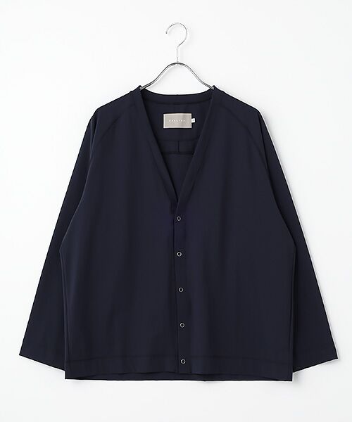 maison de F / メゾンドエフ カーディガン・ボレロ | COOL NYLON CARDIGAN（navy）