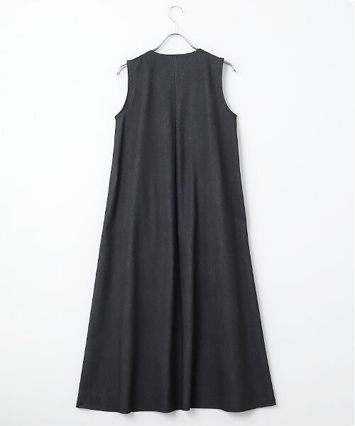 maison de F / メゾンドエフ ロング・マキシ丈ワンピース | T/C TRICOT SLEEVELESS DRESS | 詳細2